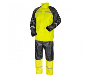 Suit high visibility from the rain yellow/black