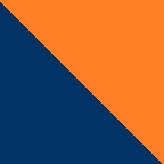 Navy-orange