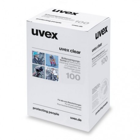 Lens cleaning towelettes UVEX 9963000