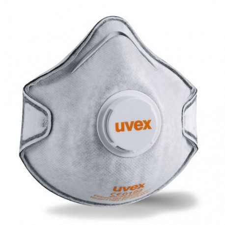 Respirator FFP2 with valve and carbon layer Silv-air C2220 UVEX 8732220