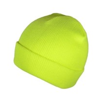 Double-knit hat, yellow