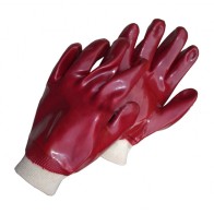PVC-coated gloves with cuffs