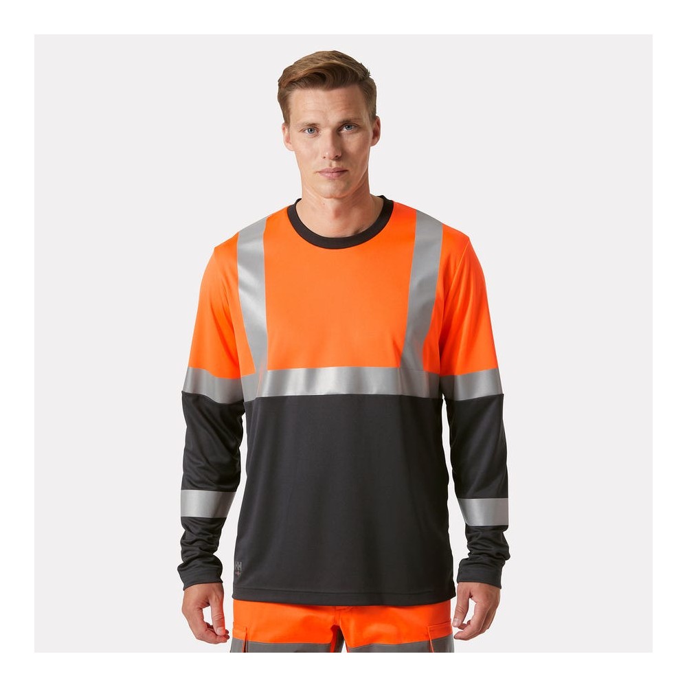 Addvis Hi Vis Longsleeve Class 1 H/H T-Shirt