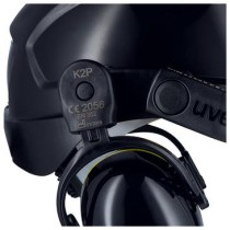Ausinės prie šalmo Uvex Pheos K2P, 30dB