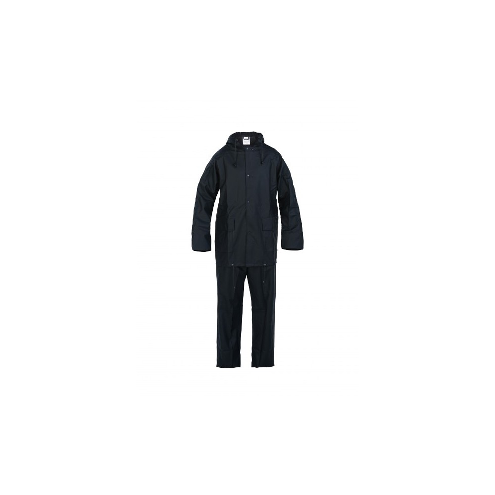 PU/PVC rain suit, blue RPPDB