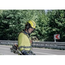 Skydelis apsauginis tinklinis su ausinėmis Uvex Pheos Faceguard, 9790215
