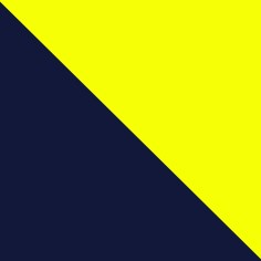 Yellow - dark blue