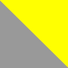 Bright yellow - grey