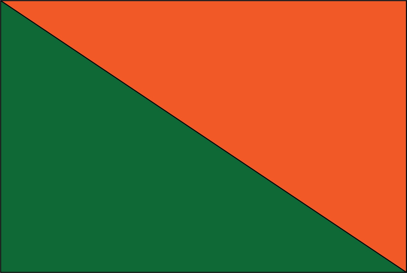 Orange - green