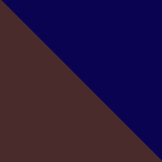 Dark blue - dark brown